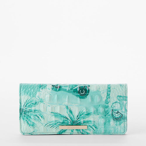 Blue Nantucket Ady Wallet Front View