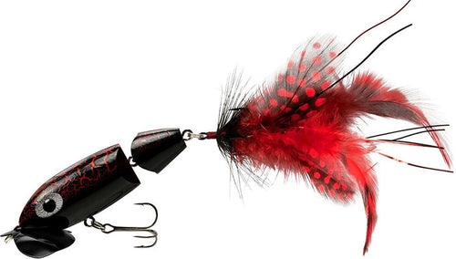 Arbogast Jointed Jitterbug 2.0 Wakebait Black Death