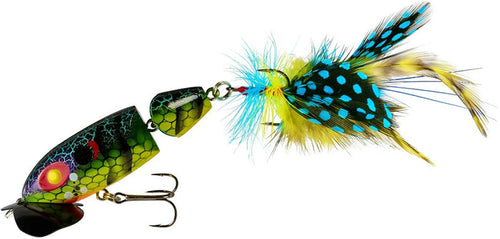 Arbogast Jointed Jitterbug 2.0 Wakebait - Blue Kill