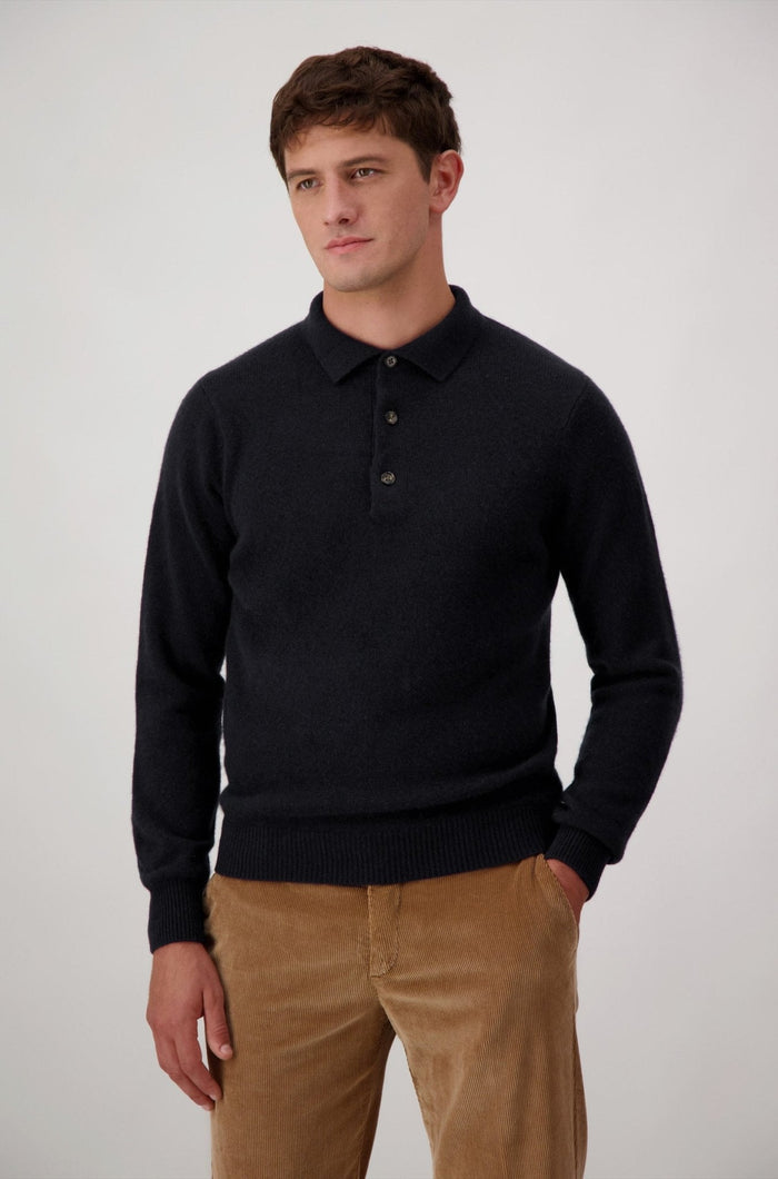 Maglia Polo Scheffler In Lana E Cashmere - Maglioni - Autore - T.Luxy
