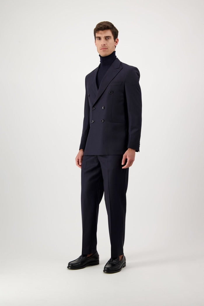 Pantalone Basquiat In Lana blu - Pantaloni - Autore - T.Luxy