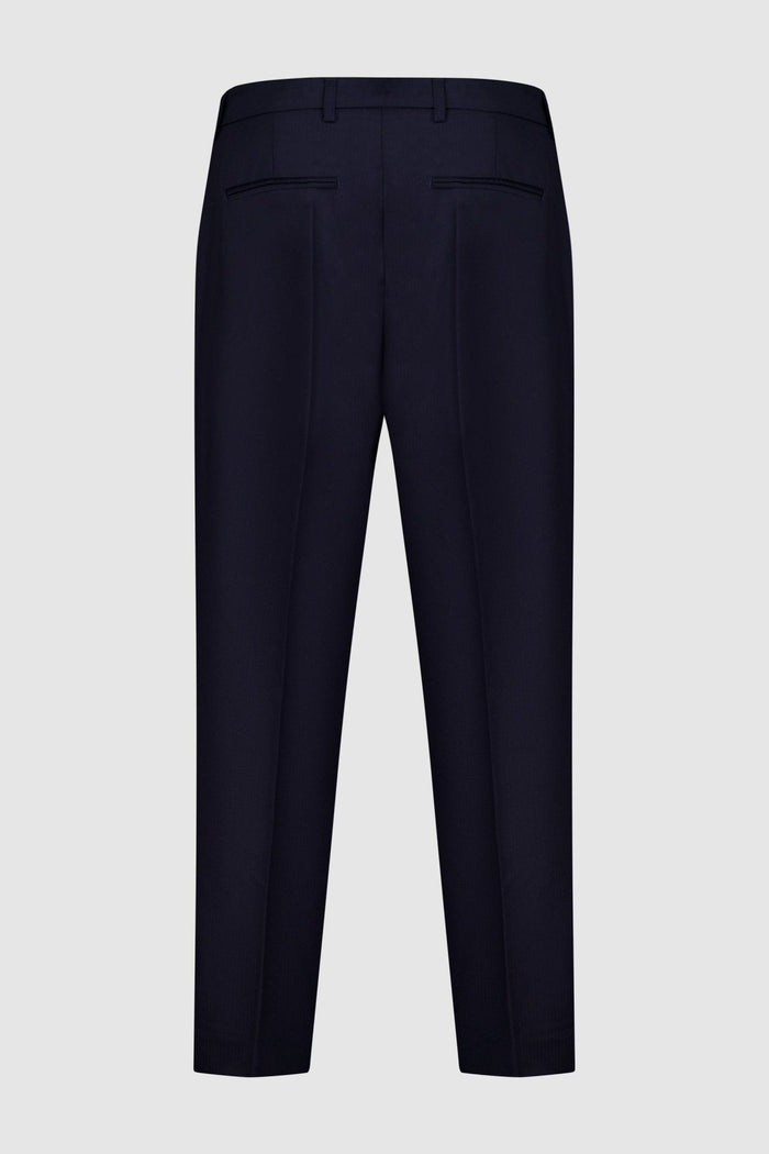Pantalone Basquiat In Lana blu - Pantaloni - Autore - T.Luxy