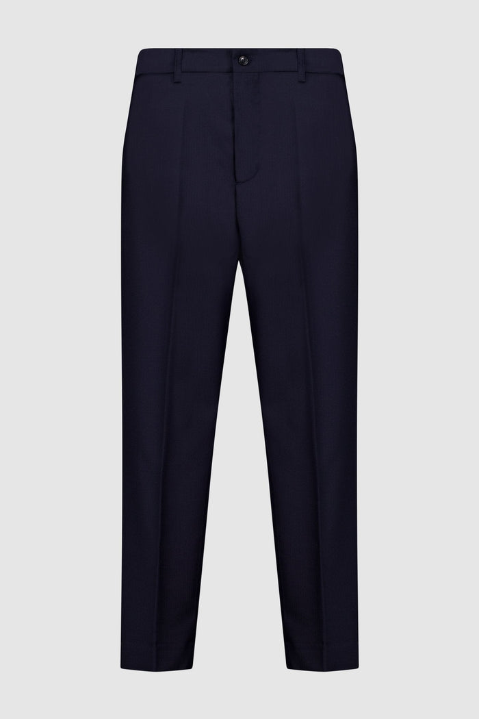 Pantalone Basquiat In Lana blu - Pantaloni - Autore - T.Luxy