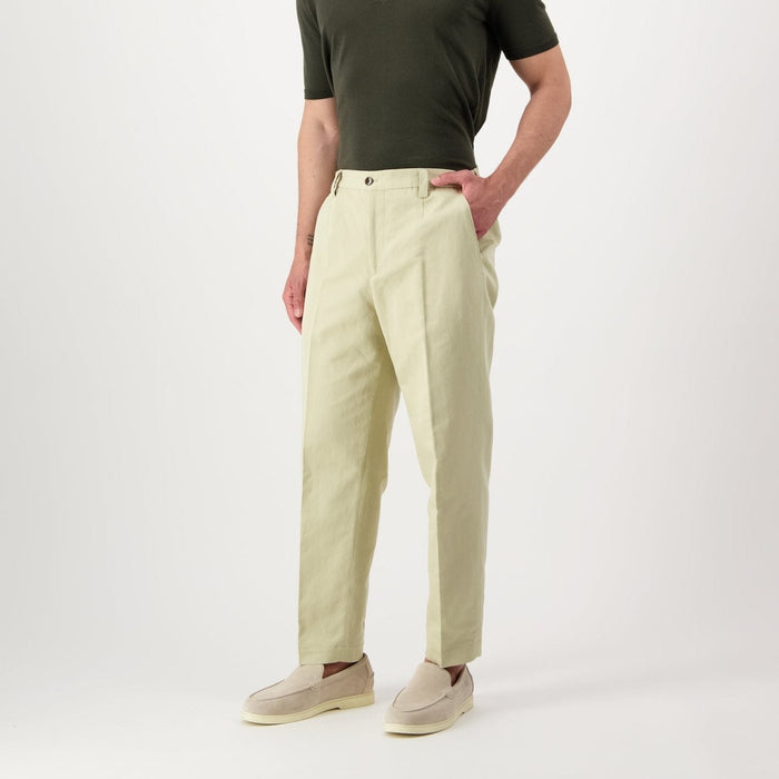 Pantalone Livingstone in Cotone e Lino - Pantaloni - Autore - T.Luxy