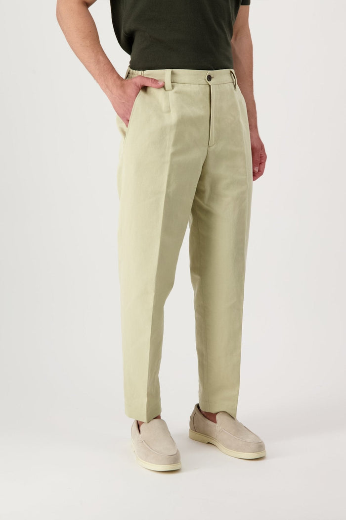 Pantalone Livingstone in Cotone e Lino - Pantaloni - Autore - T.Luxy