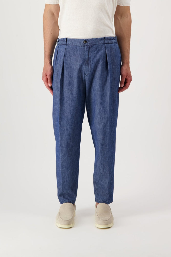 Pantalone Cortès in Denim - Pantaloni - Autore - T.Luxy