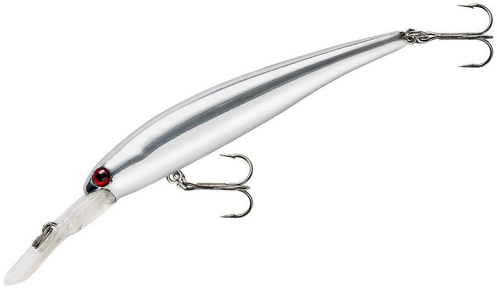 Bandit B-Shad 3 1/2 inch Casting/Trolling Plug - Chrome Red Eye