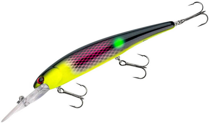 Bandit Suspending Minnow Walleye Deep - Black Pink Yellow Head