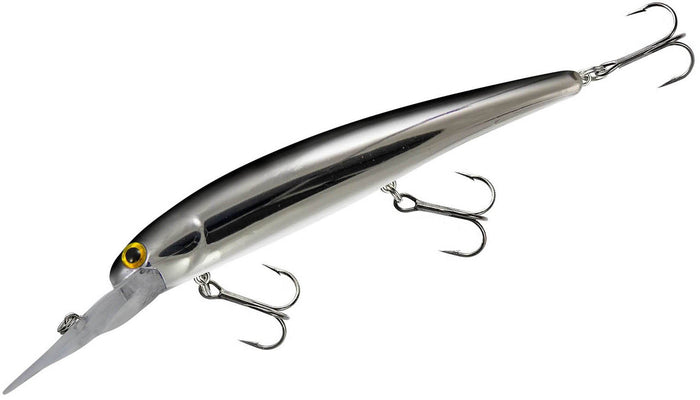 Bandit Suspending Minnow Walleye Deep - Chrome Black Back