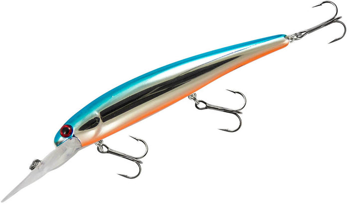 Bandit Suspending Minnow Walleye Deep - Chrome Blue Back