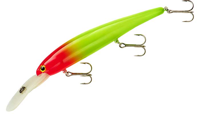 Bandit Walleye Deep Glow 4 3/4 inch Trolling Plug - Two Tone