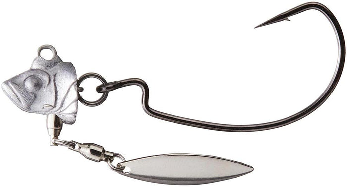 Basstrix Swing Flash Underspin Swinging Jighead - Nude
