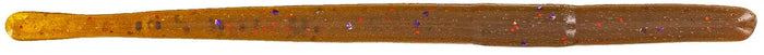 Big Bite Baits Scentsation Cliffhanger Worm - 10 Pack - Green Pumpkin/Purple Copper