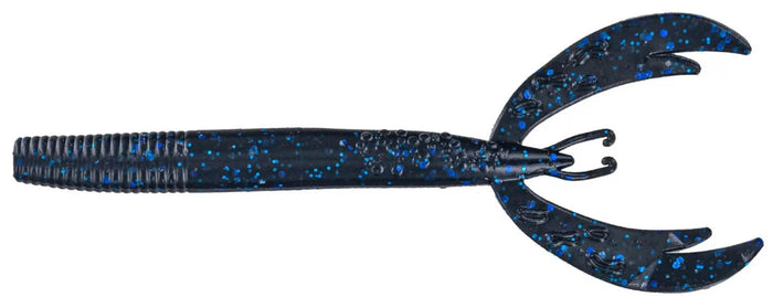 Big Bite Baits Scentsation Quarantine Craw - Black Blue Flake