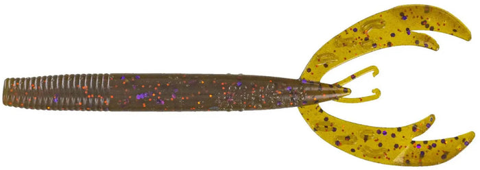 Big Bite Baits Scentsation Quarantine Craw - Green Pumpkin Purple Copper