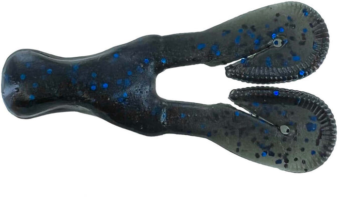 Big Bite Baits Scentsation Ramtail - 6 Pack - Black/Blue Flake
