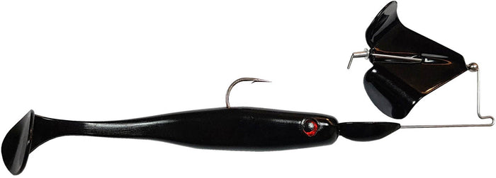 Big Bite Baits Suicide Shad Buzzbait - Black Blade/Black