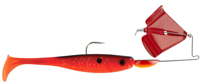Big Bite Baits Suicide Shad Buzzbait - Flamethrower