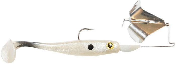 Big Bite Baits Suicide Shad Buzzbait - Silver Blade/Pearl