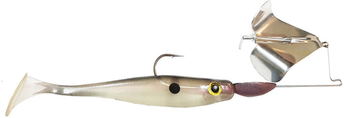 Big Bite Baits Suicide Shad Buzzbait - Silver Blade/Pearly Shad