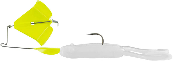 Big Bite Baits Tour Toad Buzzbait - Chartreuse Blade/White Toad