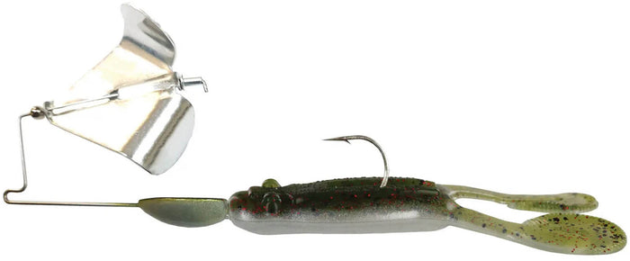 Big Bite Baits Tour Toad Buzzbait - Silver Blade/Watermelon Red Ghost Toad