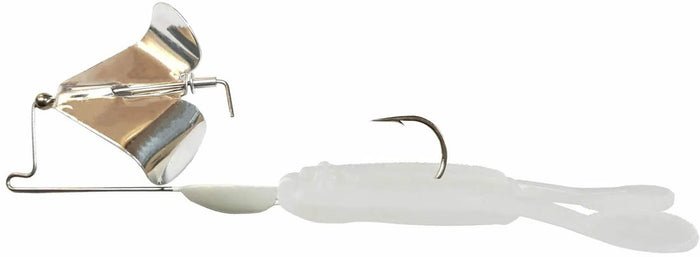 Big Bite Baits Tour Toad Buzzbait - Silver Blade/White Toad