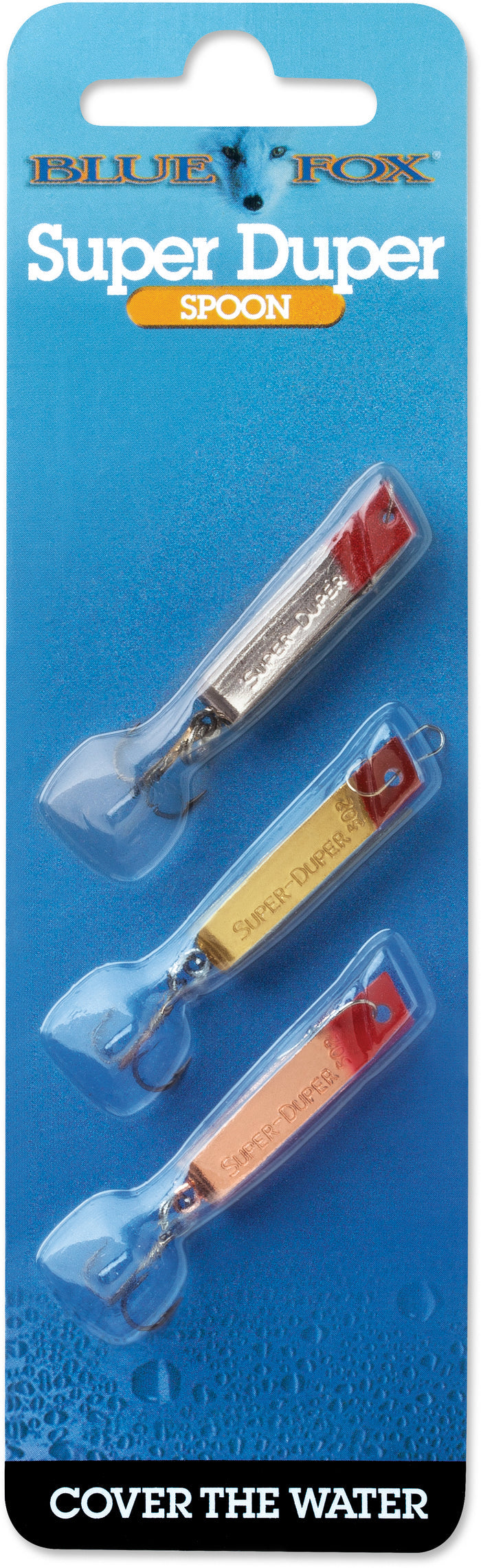 Blue Fox Super Duper 3-Piece Spoon Lure Kit Metal