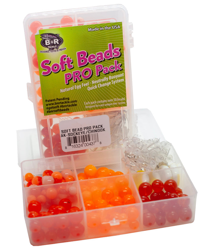 BnR Tackle Soft Bead Alaska Sockeye/Chinook Pro Pack Alaska Sockeye/Chinook
