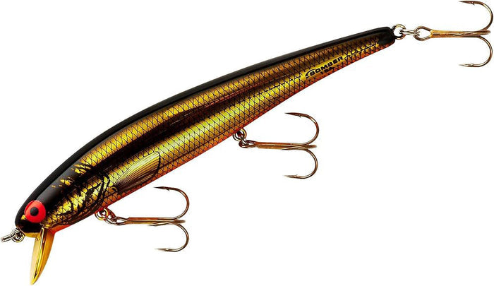 Bomber B14 Long A 3 1/2 inch Suspending Jerkbait - Gold Chrome Orange Belly