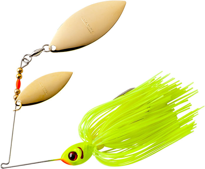 Booyah Double Willow Blade Spinnerbait Chartreuse