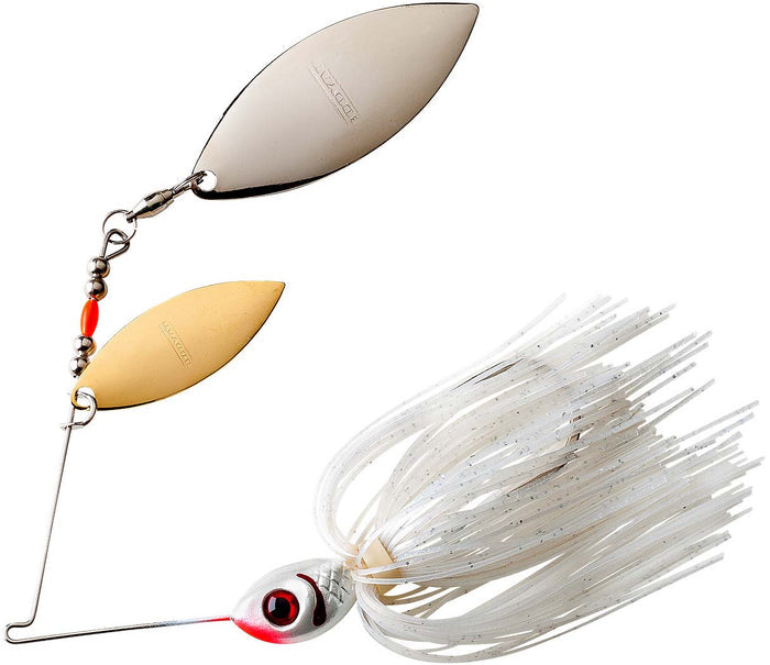 Booyah Double Willow Blade Spinnerbait - Satin Silver