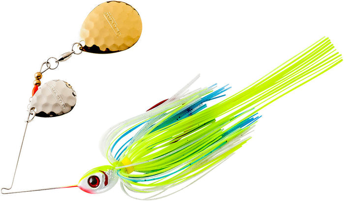 Booyah Tux & Tails Double Colorado Leaf Spinnerbait - Citrus Shad
