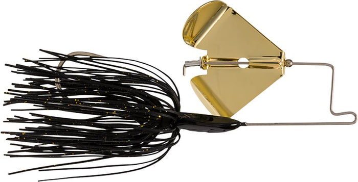 Buckeye Lures Buzzerk Buzzbait - Black W/Gold Blade