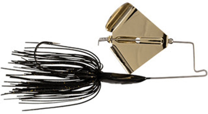 Buckeye Lures Buzzerk Buzzbait - Black W/Gold Blade