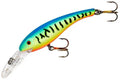 Cotton Cordell Wally Diver Suspending Walleye Lure - Chartreuse Blue Tiger