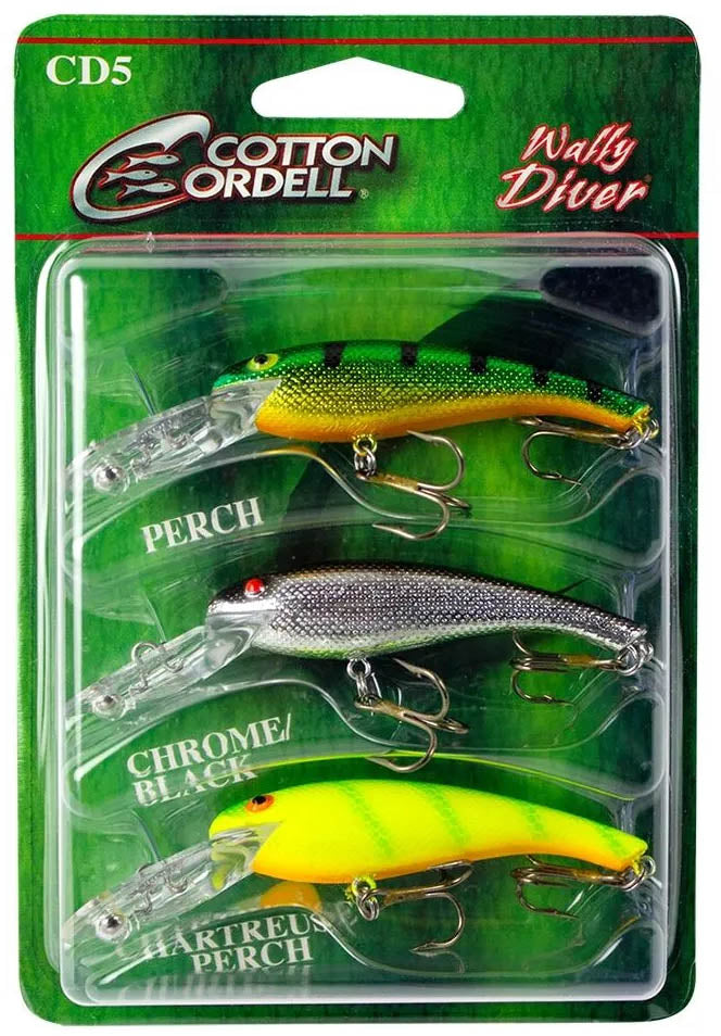 Cotton Cordell Wally Diver Triple Threat Pack - Cotton Cordell Wally Diver Triple Threat 3-Piece Variety Pack