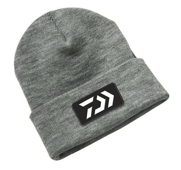 Daiwa D-VEC Knit Roll-up Beanie Hat - Grey