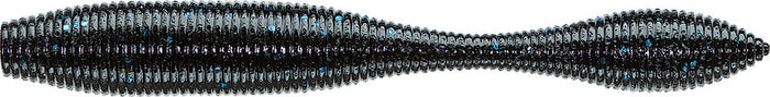 Daiwa Yamamoto Neko Macho 4.5 inch Soft Stickbait 10 pack Black with Blue Flake