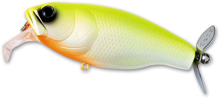Deps Buzzjet Wakebait - 4 Inch - Chartreuse Back