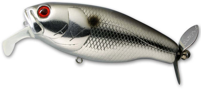 Deps Buzzjet Wakebait - 4 Inch - Chrome Black Back