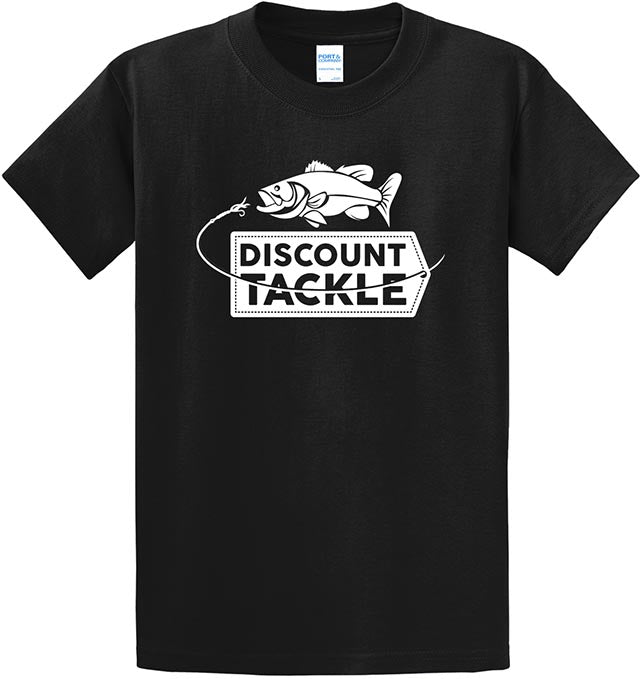 Discount Tackle Logo T-Shirt - Black
