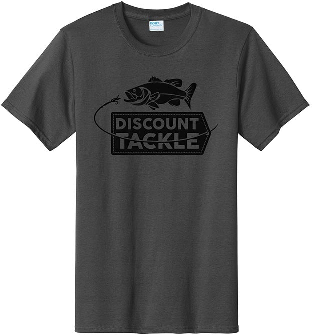 Discount Tackle Logo T-Shirt - Charcoal