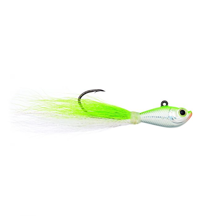 Eagle Claw Trokar Pro-V Bucktail Hair Jig - Chartreuse