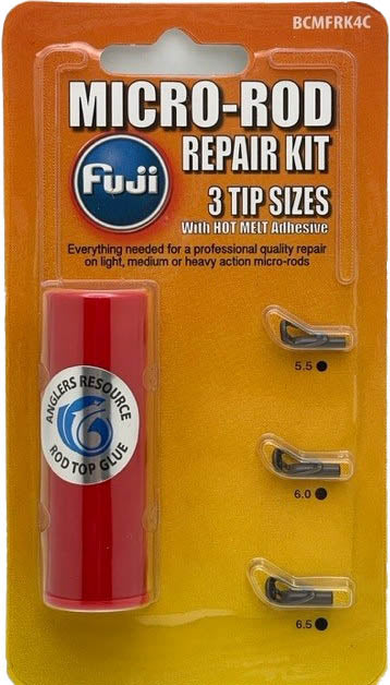 Fuji Rod Tip Repair Kit with Hot Melt Adhesive - Micro Sizes