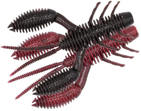 Geecrack Bellows Craw Soft Plastic - 3.5 Inch - Bloody Craw