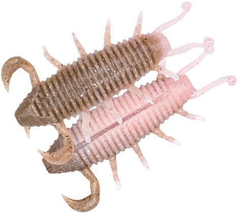 Geecrack Bugpee Soft Plastic Creature Bait - 3.5 Inch - Sexy Pink Blue