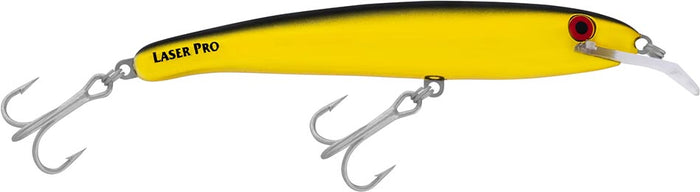 Halco Laser Pro 160 Deep Diving Trolling Plug - 6.25 Inch - Chrome Gold Black Back