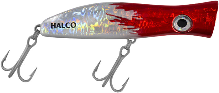 Halco Roosta Popper 105 Topwater Popper - 4.1 Inch - Bloodbath