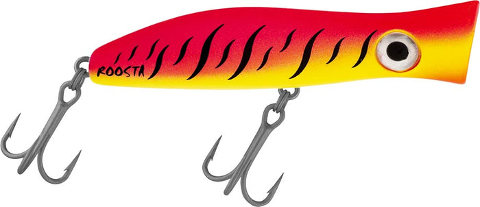 Halco Roosta Popper 105 Topwater Popper - 4.1 Inch - Pink Fluoro